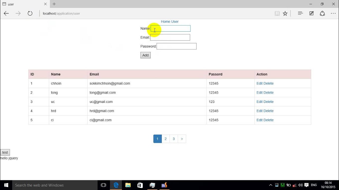 codeigniter 3 form validation lesson 15