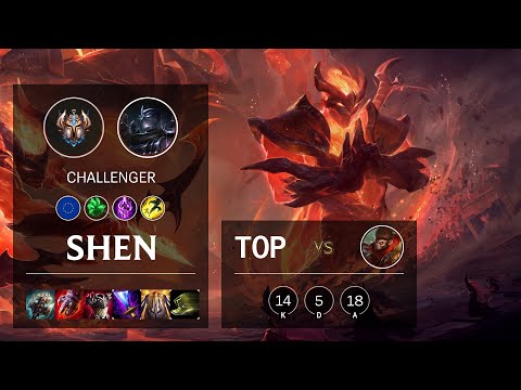 Shen Top vs Wukong - EUW Challenger Patch 10.13