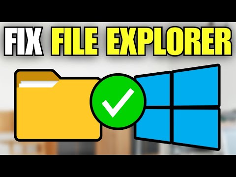 How To Fix File Explorer Not Responding / Opening (Windows 11)
