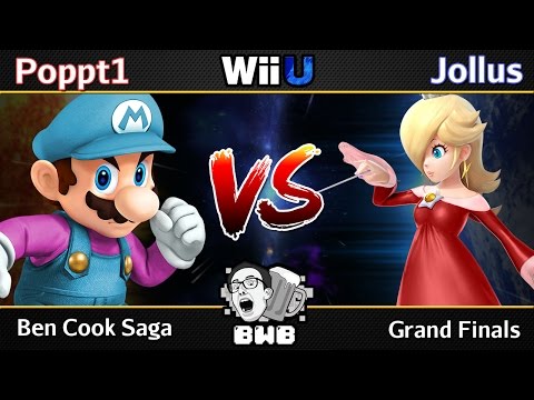 BWSmash Ben Cook Saga - Grand Finals - Poppt1 (Mario, D.K, Ness) VS Jollus (Rosa, Ganon)