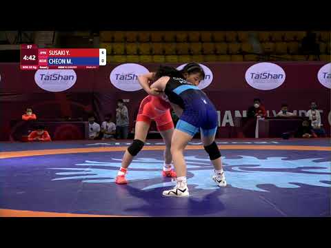 Round 3 WW - 50 kg: Y. SUSAKI (JPN) v. M. CHEON (KOR)