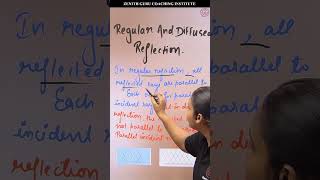 1 min Science 012 | class 8 | regular and diffused reflection | By Nikki Ma'am  #zenithguru#viral