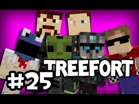 Minecraft: Tree Fortress w/ Creatures - Part 25: Operation FinkleBoob