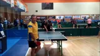 preview picture of video 'Funny Juodiska Marius table tennis joke'