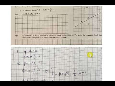 Se considera functia f(x)=x/2 + 1. Calculeaza f(-1)*f(2)
