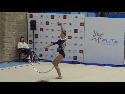 Evelīna Ivanova hoop Latvijas atklātais čempionāts pieaugušajiem un jauniešiem 4  Olimpiskās cerības