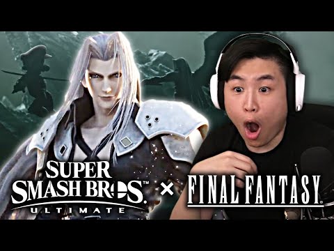 SEPHIROTH IS IN SMASH BROS ULTIMATE!! [REACTION]