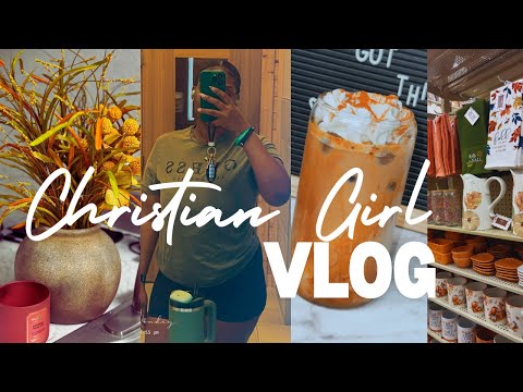 CHRISTIAN GIRL VLOG: COZY FALL SHOPPING + FALL INSPIRED COFFEE AT HOME + GYM & MOM LIFE @Shanie