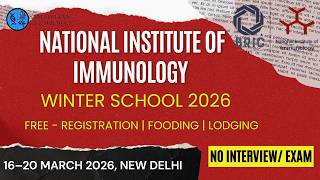 NII Winter School 2026 | FREE Training + Food & Stay | No Exam/Interview | New Delhi