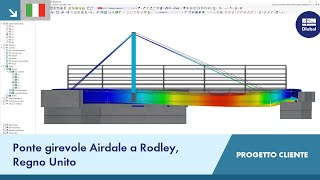 Ponte girevole Airdale a Rodley, Regno Unito