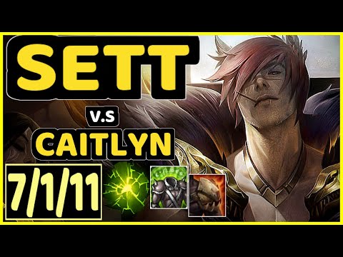 WOS (SETT) vs CAITLYN - 7/1/11 KDA BOTTOM ADC CHALLENGER GAMEPLAY - BR
