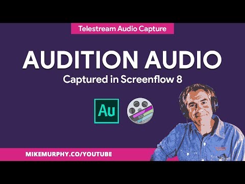 Screenflow 8: How To Record Audio from Adobe Audition CC 2019