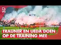 HET LEGIOEN moedigt FEYENOORD aan op LAATSTE TRAINING voor DE KLASSIEKER tegen Ajax