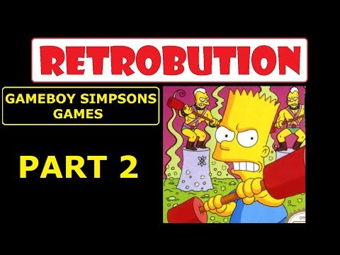 Simpsons Game Boy Games Part 2 - Bart vs. The Juggernauts