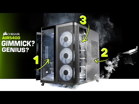 The WORLD’S FIRST Triple-Chamber PC Case… Genius or Gimmick? (Corsair Air 5400 Review)