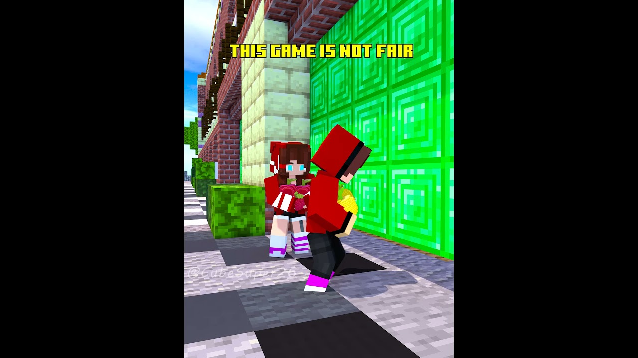 This Game is Not FAIR 😅- MAIZEN Minecraft Animation #shorts