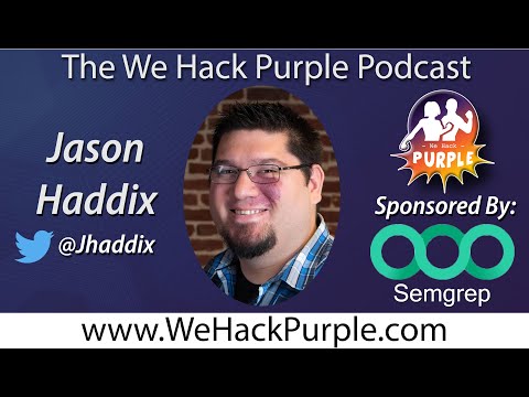 We Hack Purple Podcast 78 with Jason Haddix