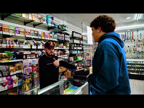 Acting SUS While Buying Nicotine!
