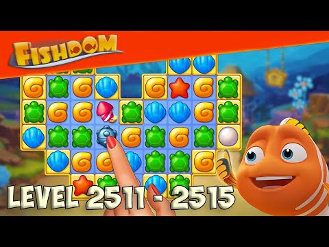 Fishdom level 2511 - 2515 HD