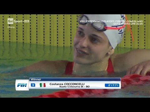 08-04-2017 pom. 200 Misti F Finale B Cecconcelli Costanza 2'17,71 Campionato Italiano Assoluto v.50