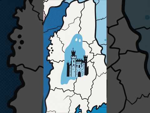 The Haunted Castle Hidden in America’s Smallest State 🏰👻 #shorts