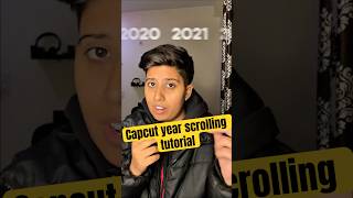Capcut year scrolling tutorial horizontally #shorts #capcut #capcuttutorial #capcutedit #year