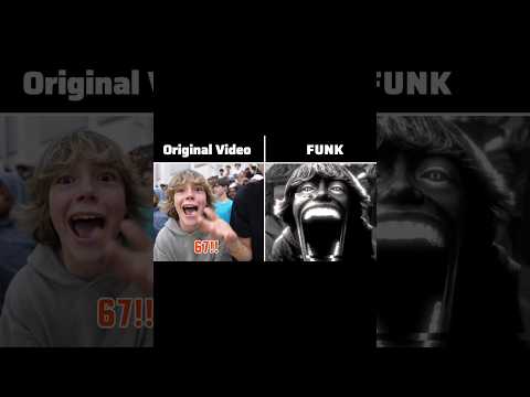 Bad Habit Horror Original Vs Funk Vs Song | 67 Kid #shorts #memes #funk #scp