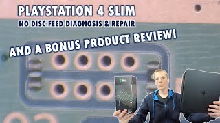 PlayStation 4 Slim No Disc Feed Repair + Reivewing The Wera Kraftform Screwdrivers (They Suck!)
