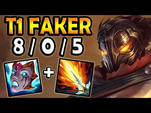 T1 Faker VIKTOR MID vs LUCIAN - Ranked Korea ✅