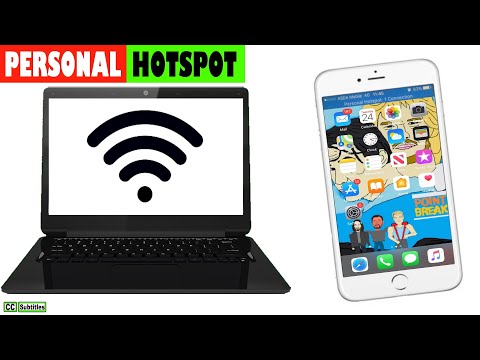 How to connect Laptop to iPhone using Personal Hotspot WiFi - Personal Hotspot iPhone Video