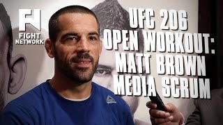 UFC 206: Matt Brown Talks About Going to Jail His Last Time in Canada by Fight Network