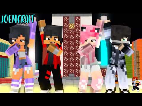 COUPLE DANCE | ZANE , KC, AARON, APHMAU | DUN DUN DANCE | HERO TONIGHT DANCE  - Minecraft Animation