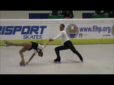 Чемпионат Италии 2016, пары, ПП - Rebecca Tarlazzi - Luca Lucaroni