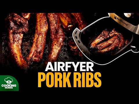 Airfryer pork ribs
