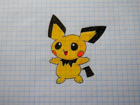 Как нарисовать Покемона Пикачу #46 / How to draw Pokemon Pikachu