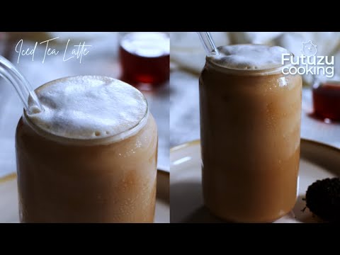 Easy Iced TEA Latte 🧋❤️🧋 recipe I asmr cooking
