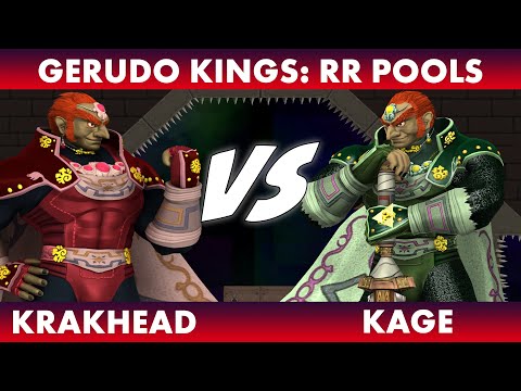 Gerudo Kings: Krakhead (Red) vs Kage (Green) Melee Round Robin Pools