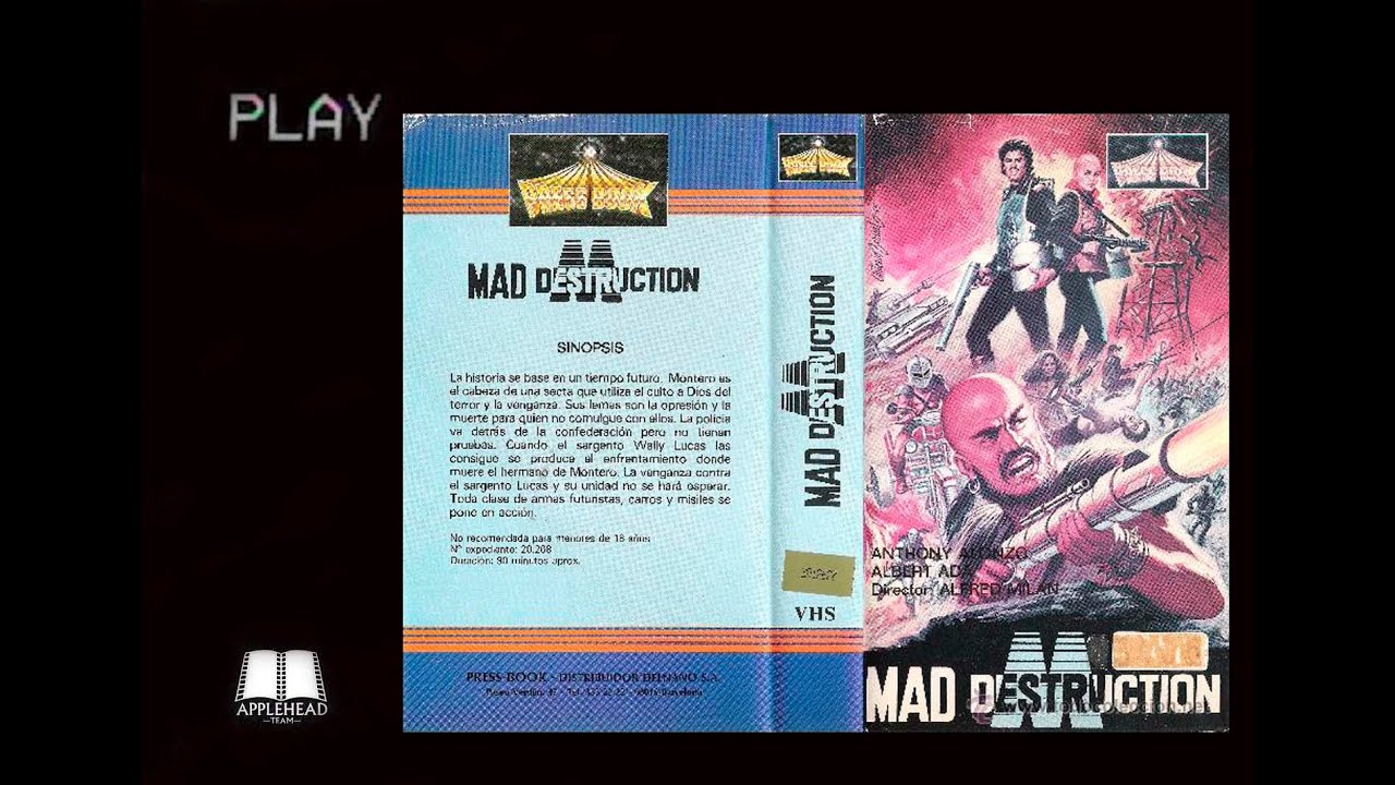 MAD DESTRUCTION  (VIDEOCLUB APPLEHEAD)