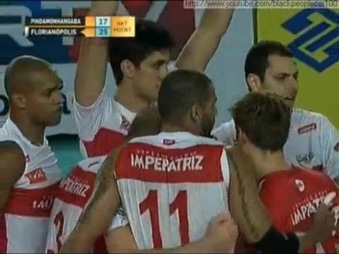 Superliga Masculina de Volei 2012/2013 - Funvic Midia Fone 2 x 3 Super Imperatriz Florianópolis