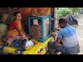 Hard Working Lady Selling Panipuri Dahi Fuchka Golgappa Fuchka Indian Street Food