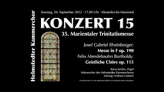 preview picture of video 'Felix Mendelssohn Bartholdy: Geistliche Chöre op. 115 Nr. 1 BEATI MORTUI'