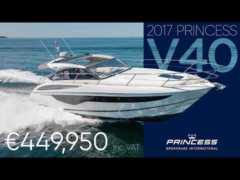 2017 (2018 Model) Princess V40 'Maria' FOR SALE NOW in Rostock, Germany