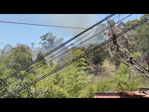 Ardió el cerro Patiburrú en Maceo - Teleantioquia Noticias