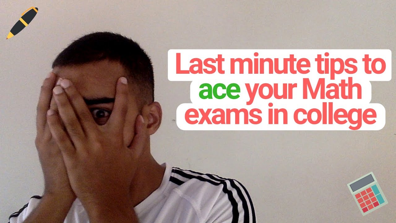 🔥How to Ace Your Math Exams Last Minute! 🙌