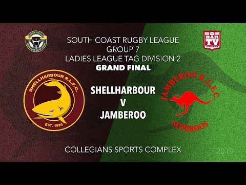 2019 Group 7  South Coast RL Grand Final - LLT2 - Shellharbour City Sharks v Jamberoo Superoos