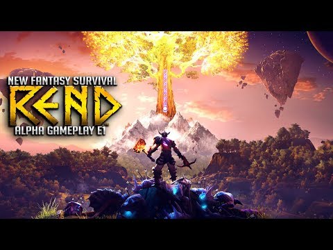 NEW FANTASY SURVIVAL GAME! TAMING EPIC CREATURES AND BUILD STRONGHOLDS! Rend Gameplay E1