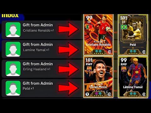 I got FREE epic players from Konami in eFootball