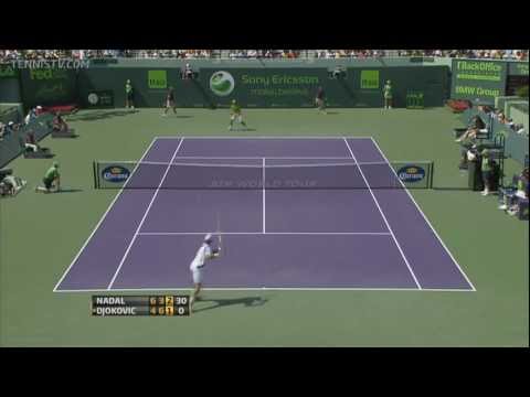 ATP Miami 2011 Final Nadal vs Djokovic [3rd set Highlights]
