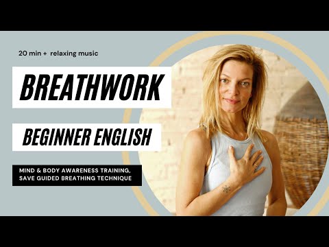 Breathwork Beginner - guided breathing exercise, mindfulness& meditation exercise with relaxed music