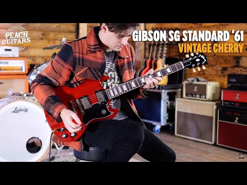 2022 Gibson SG Standard '61 - Vintage Cherry | USA Burstbucker Humbucker 3.1kg | CoA OHSC image 21